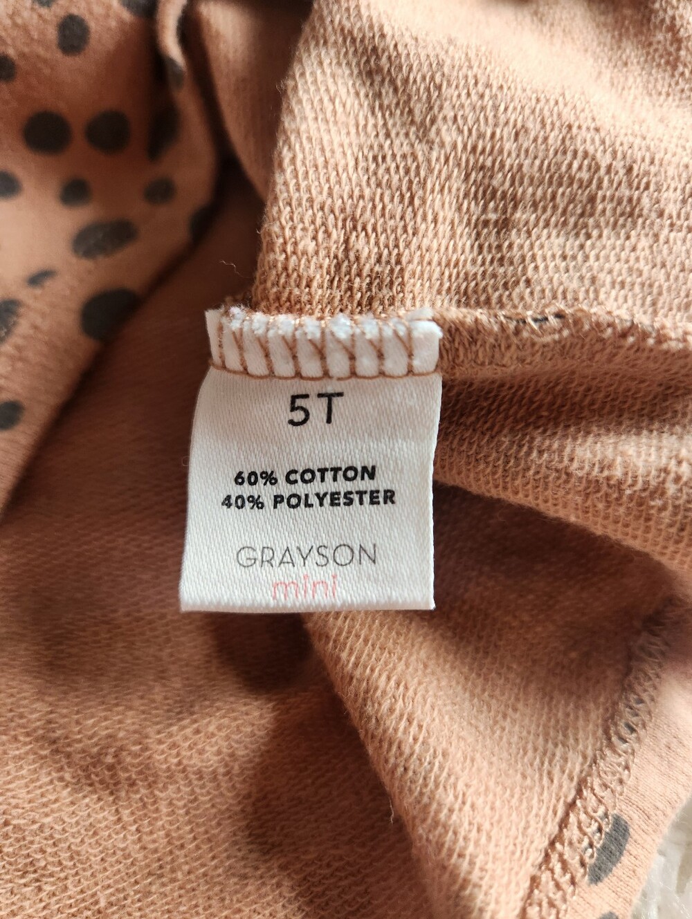 Grayson Mini Animal Print Ruffled Sweatshirt - Picture 4 of 4